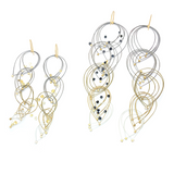 Feather Teardrop Hook Earrings (Maxi)