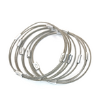 MPR Maxi Cable Collection: Slinky Cuff in Steel