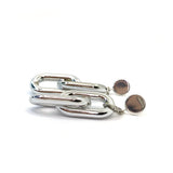 MPR x THE IMAGINARIUM: Bubble Chain Post Earrings in Double Link Silver