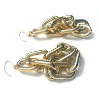 MPR x THE IMAGINARIUM: Bubble Chain Weaving Large Link Hooks in Gold