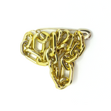 MPR x THE IMAGINARIUM: Balloon Curb Chain Link Brooch in Gold (Medium)