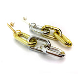 MPR x THE IMAGINARIUM: Chain Triple LG Links in Gold+Silver with Posts