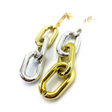 MPR x THE IMAGINARIUM: Chain Triple LG Links in Gold+Silver with Posts