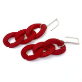 MPR x THE IMAGINARIUM: Curb Chain Links in Red with Silver Hooks