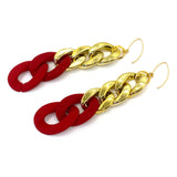 MPR x THE IMAGINARIUM: Curb Two-Tone Chain Links in Red+Gold