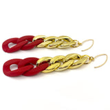 MPR x THE IMAGINARIUM: Curb Two-Tone Chain Links in Red+Gold