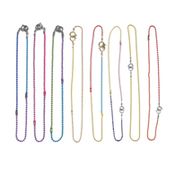 MPR x PPE Kids Chain Mask Holder Necklace: Tri-Color