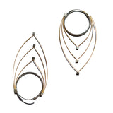 Feather Teardrop Hoops (Small)