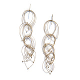 Feather Teardrop Hook Earrings (Maxi)