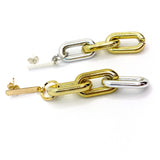 MPR x THE IMAGINARIUM: Chain Triple Links in Gold+Silver with Posts