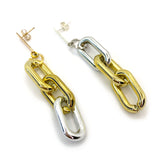 MPR x THE IMAGINARIUM: Chain Triple Links in Gold+Silver with Posts
