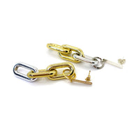 MPR x THE IMAGINARIUM: Chain Triple Links in Gold+Silver with Posts