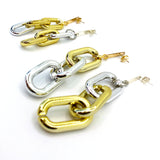 MPR x THE IMAGINARIUM: Chain Triple LG Links in Gold+Silver with Posts