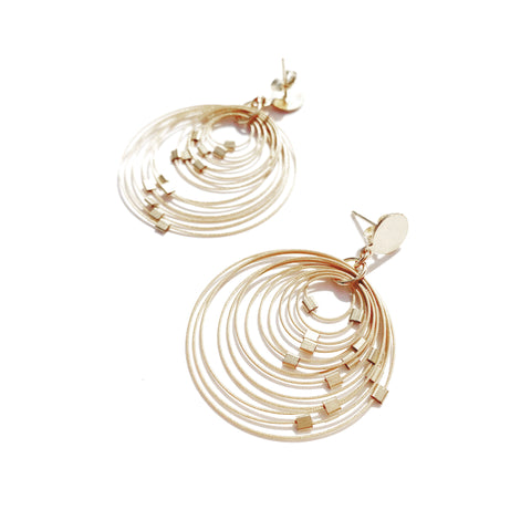 MPR x Golden Glow Earrings: Extreme Circle Post