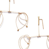 MPR x Golden Glow Earrings: Feather Bar Hooks