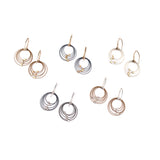 Grad Circle Hook Earrings