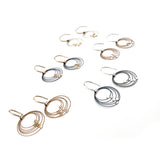 Grad Circle Hook Earrings