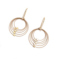 Grad Circle Hook Earrings