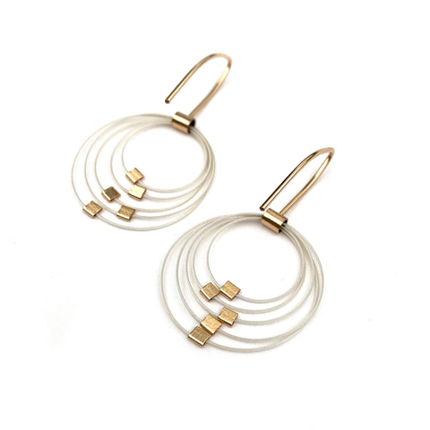 Grad Circle Triplet Hook Earrings – Meghan Patrice Riley