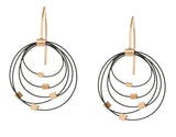 Grad Circle Hook Earrings