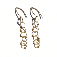 MPR x Golden Glow Earrings: All Gold Interlock Hooks