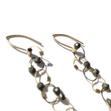 Interlock Hook Earrings with Stones