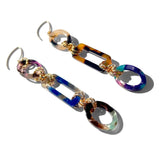 MPR x THE IMAGINARIUM: Multi-Color Triple Link Earrings