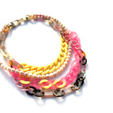 MPR x IMAGINARIUM: Pastel Peach + Yellow Pearl Pastiche Necklace