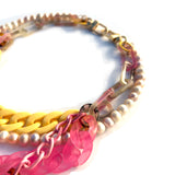 MPR x IMAGINARIUM: Pastel Peach + Yellow Pearl Pastiche Necklace