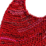 MPR x THE IMAGINARIUM: Red Triangle Crochet Kerchief Necklace