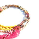 MPR x IMAGINARIUM: Pastel Peach + Yellow Pearl Pastiche Necklace