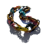 MPR x THE IMAGINARIUM: Multi-Color + Golds Chain Links on Black Necklace