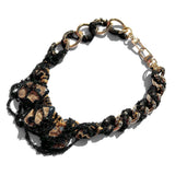MPR x THE IMAGINARIUM: Druzy Black + Gold Chain Necklace