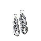 MPR x IMAGINARIUM: Bubble White Splatter 3 Chain Earrings