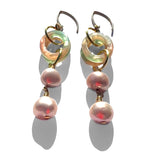 MPR x THE IMAGINARIUM: Opal Acetate with Blush Pearl Drop Earrings