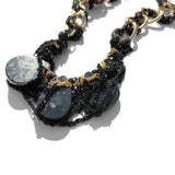 MPR x THE IMAGINARIUM: Druzy Black + Gold Chain Necklace