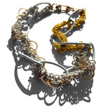 MPR x THE IMAGINARIUM: Gold+White Two-Tone Chain on White Links Necklace