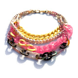 MPR x IMAGINARIUM: Pastel Peach + Yellow Pearl Pastiche Necklace