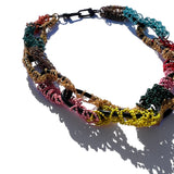 MPR x THE IMAGINARIUM: Multi-Color + Golds Chain Links on Black Necklace