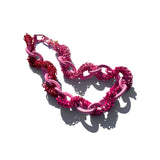 MPR x THE IMAGINARIUM: Pink+Red Chain on Pepto Pink Links Necklace