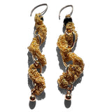 MPR x THE IMAGINARIUM: Gold Crochet Chain Drop Earrings
