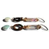MPR x THE IMAGINARIUM: Pearl Button with Tortoise Drop Earrings