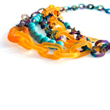 MPR x THE IMAGINARIUM: Orange + Turquoise Pastiche Necklace