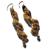 MPR x THE IMAGINARIUM: Gold Crochet Chain Drop Earrings