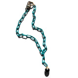 MPR x THE IMAGINARIUM: Peacock Pearl and Teal Lariat Necklace