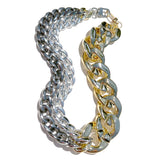MPR x IMAGINARIUM: Bubble Chain Tri-Tone Mixed Scale Necklace