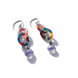 MPR x THE IMAGINARIUM: Tropical Amethyst Double Drop Earrings