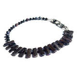 MPR x THE IMAGINARIUM: Pearl Mismatch Necklace in Peacock with Spinel Necklace