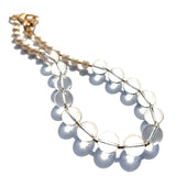 MPR x IMAGINARIUM: Clear Quartz Spheres + Pearl Mix Necklace