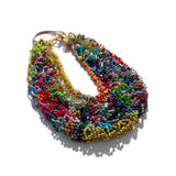 MPR x THE IMAGINARIUM: Multi-Color Collar Touch of Gold Necklace